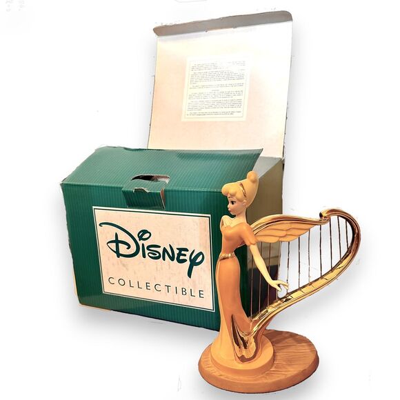 WDCC "Beautiful Diversion" Singing Harp Mickey and the Beanstalk Harp Figurine - Picture 10 of 12